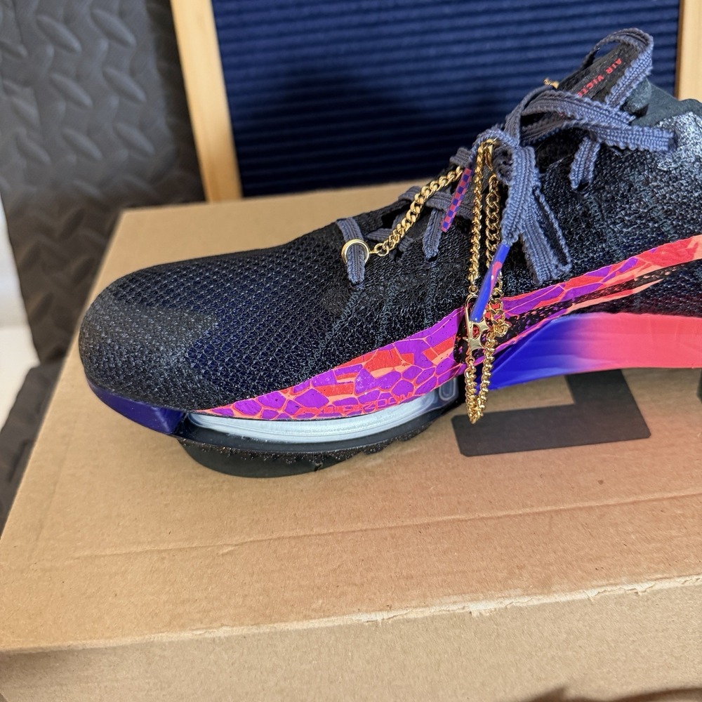 Nike Air Zoom Victory 2 'Glam' Mens Size 8.5 / Womens Size 10 Track Spikes Black - Picture 2 of 8